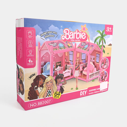 Kids Diy Lovey Assemble Doll Set Toy | 64PCs