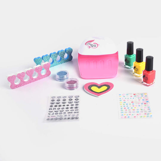 Nail Art Fashion Kit Play Set For Girls