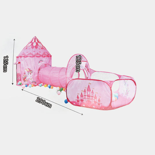 Children's Tent House Rocket 3PC Play Tent Set