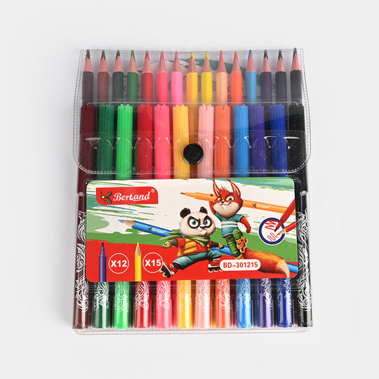 Pencil + Water Color Pen