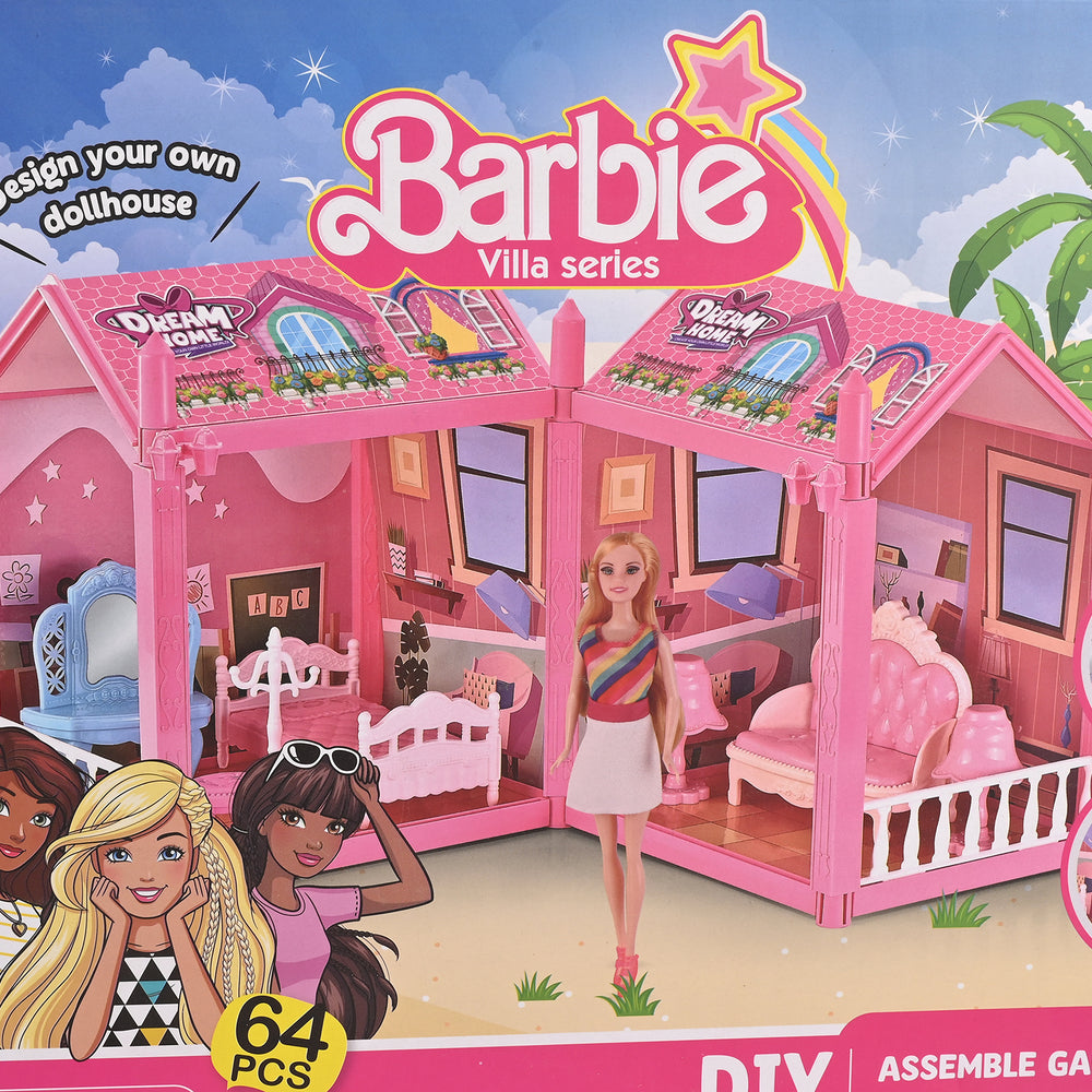 Kids Diy Lovey Assemble Doll Set Toy | 64PCs