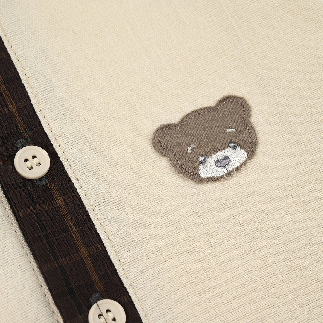 Infant Boys Jersey/Terry 2Pc Suit 294-010 E-C-BROWN