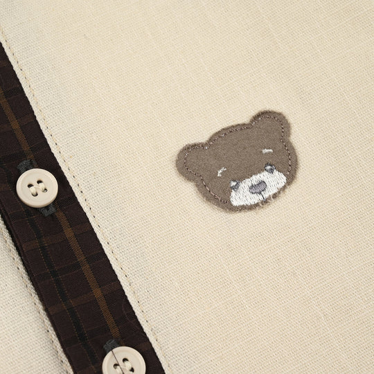 Infant Boys Jersey/Terry 2Pc Suit 294-010 E-C-BROWN