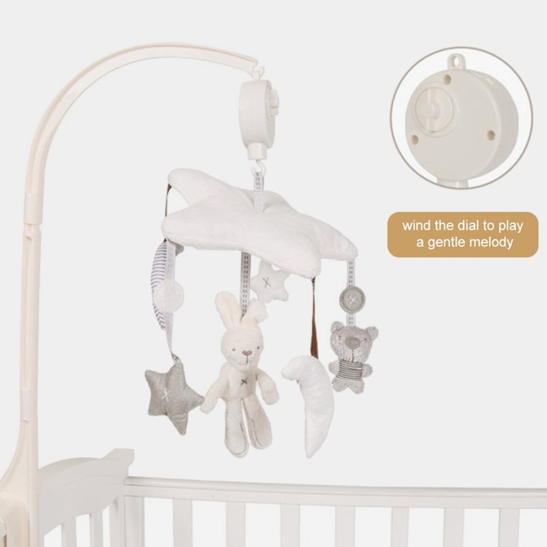 Baby Soft Rattle Musical Cot Mobile