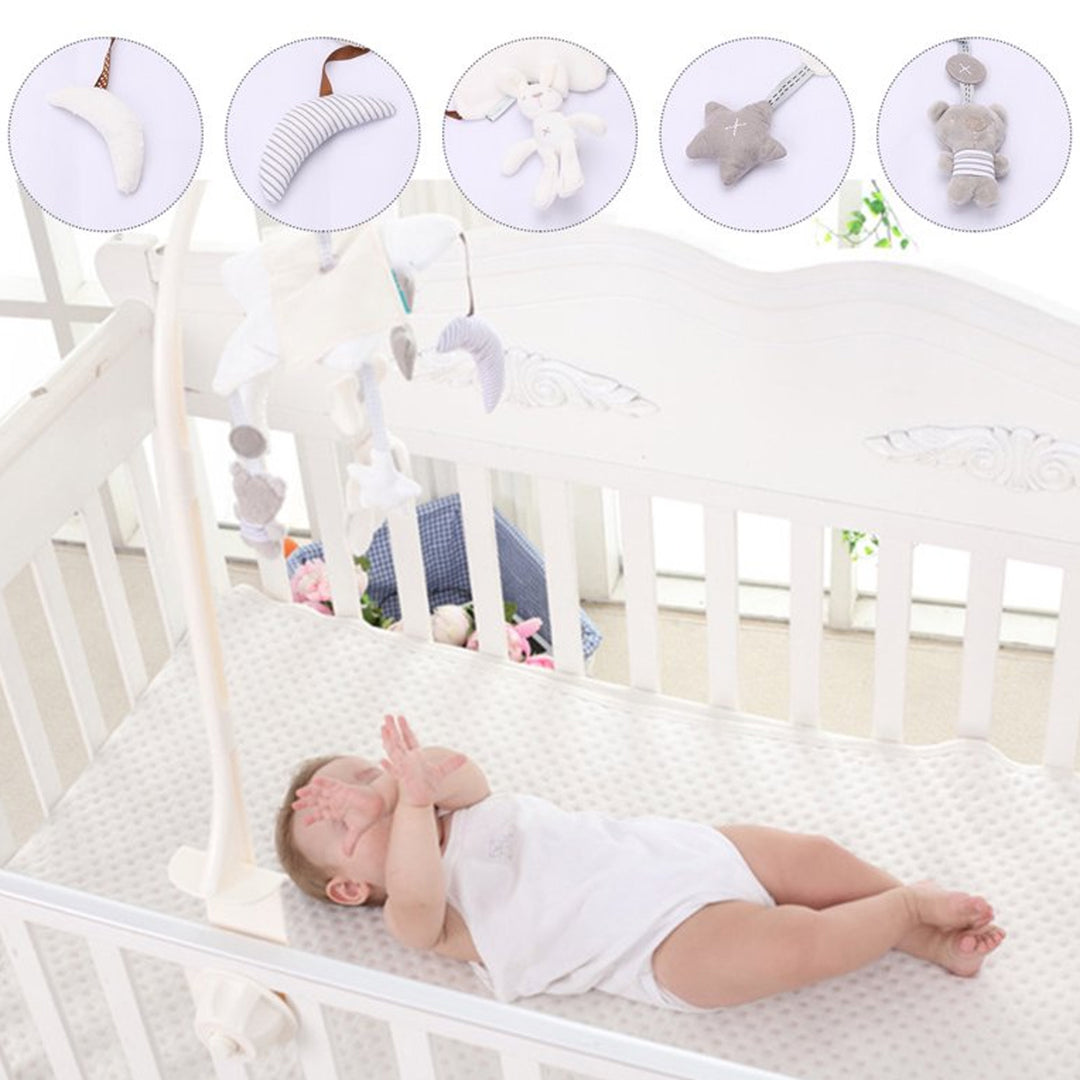 Baby Soft Rattle Musical Cot Mobile