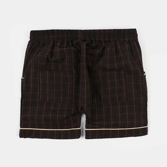 Infant Boys Jersey/Terry 2Pc Suit 294-010 E-C-BROWN