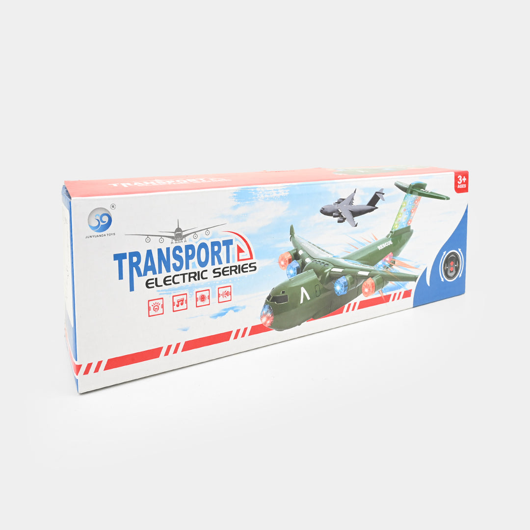 Rescue Aeroplan With Lights and Sound Toy