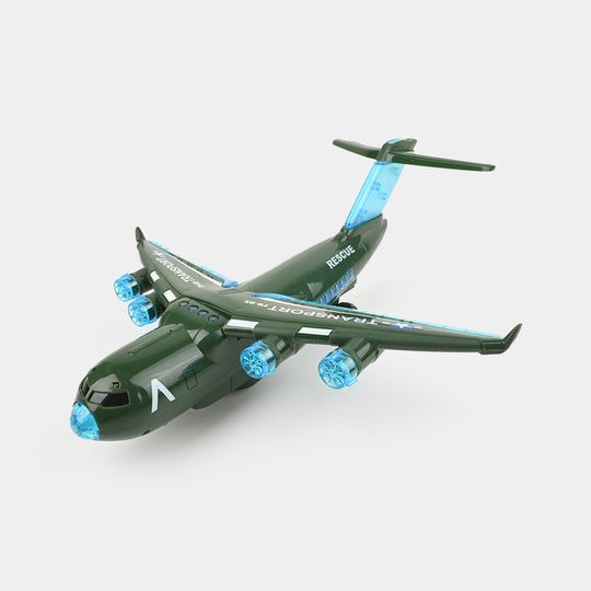 Rescue Aeroplan With Lights and Sound Toy