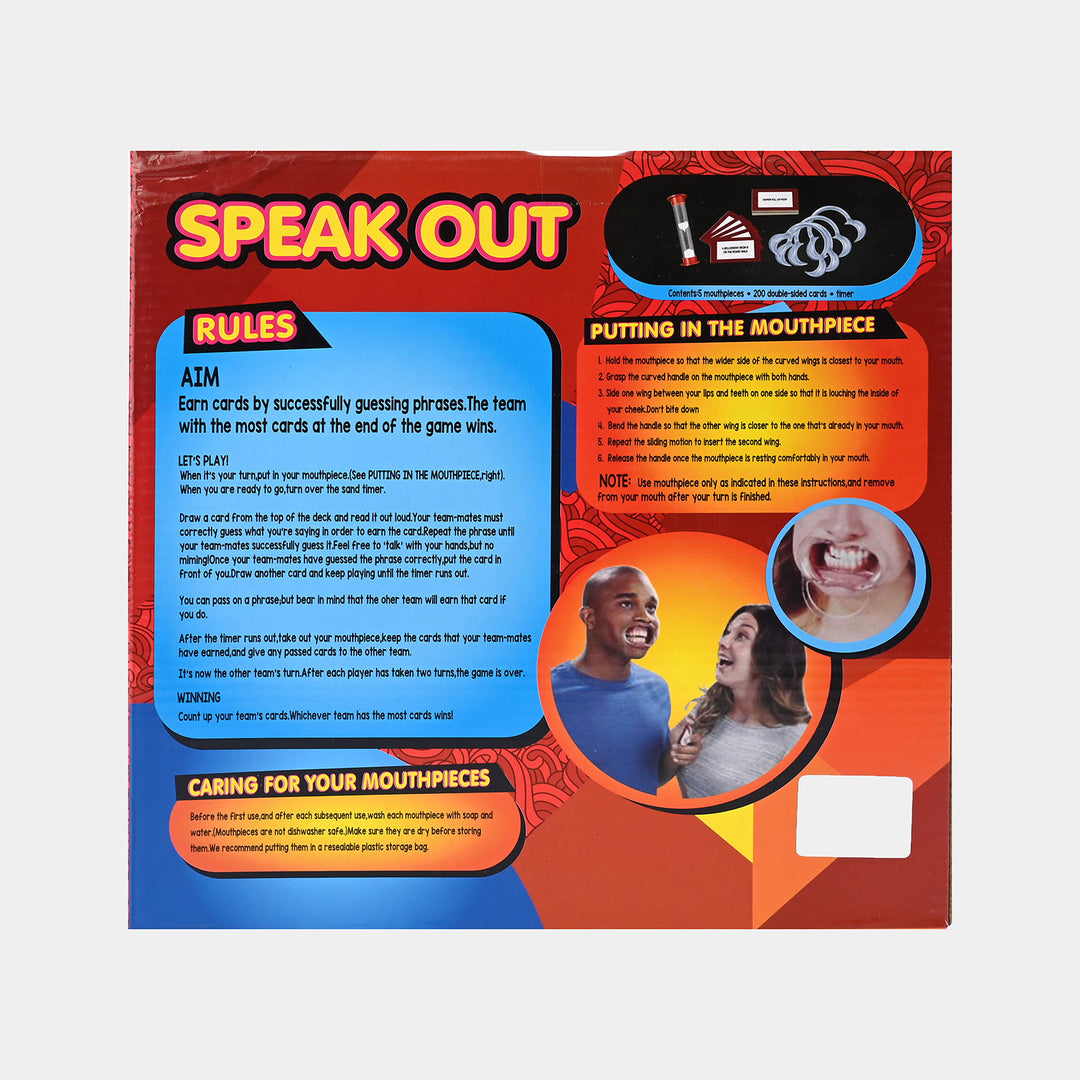 Speak Out Challenging Game