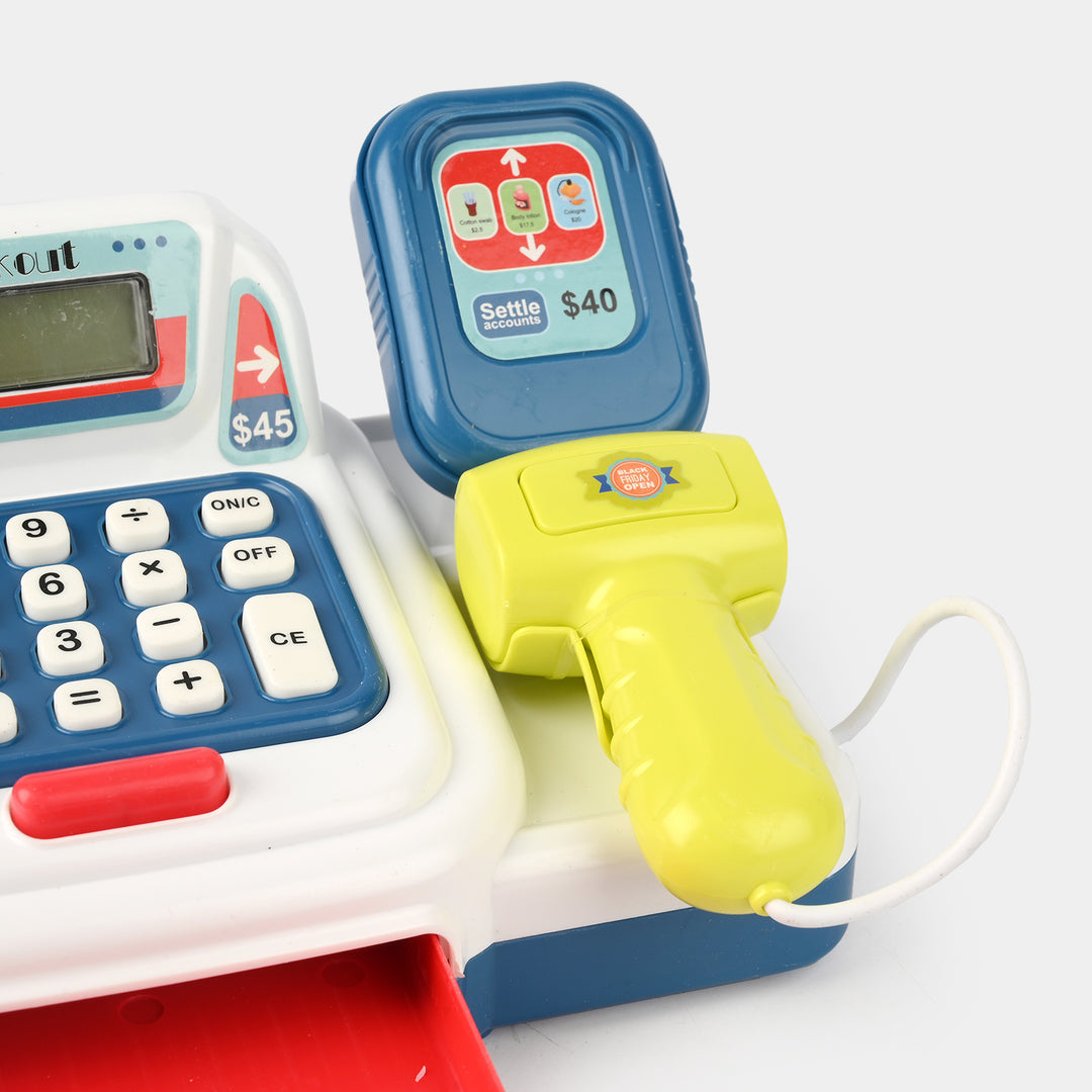 Electronic Cash Register Playset – Pretend Play Toy For Kids