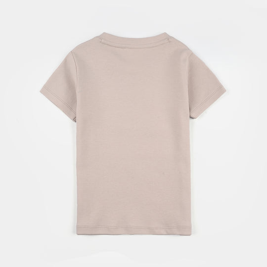 Infant Boys Jersey/Terry 2Pc Suit 287-005-BEIGE