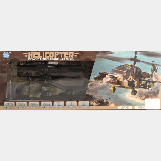 Remote-Controlled Military Helicopter