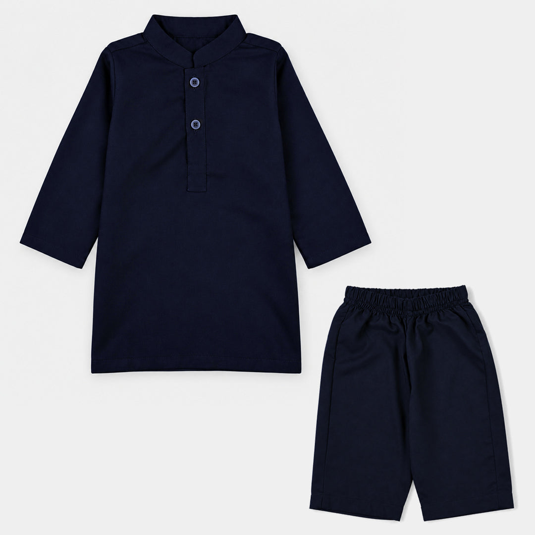 Infant Boys Poly Viscose 2Piece Suit (Khas Navy 2)