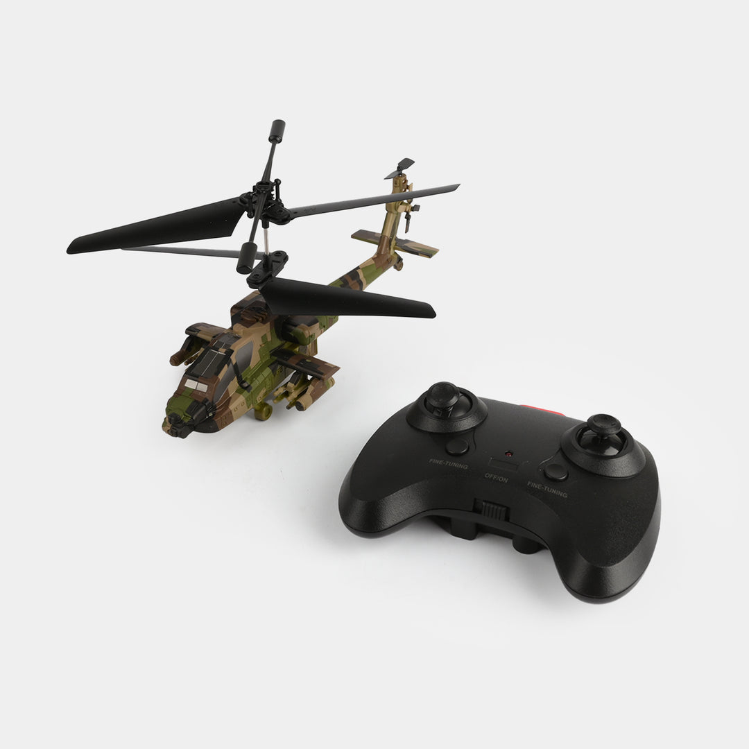 Remote-Controlled Military Helicopter