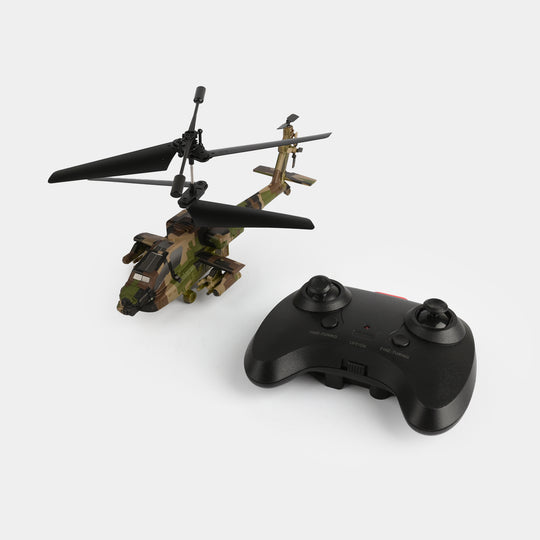Remote-Controlled Military Helicopter