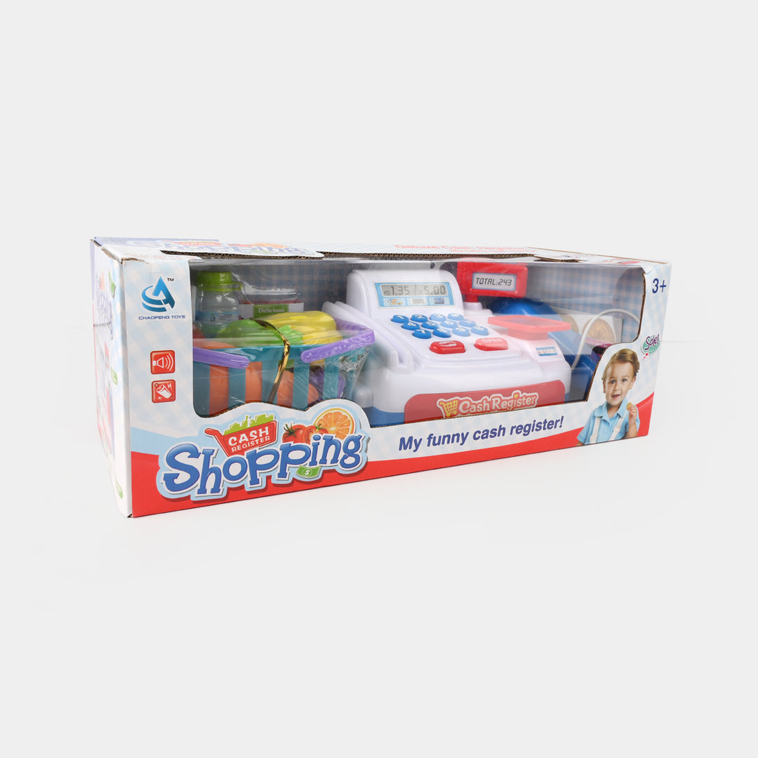 Mini Cash Register Toy Set with Light & Sound