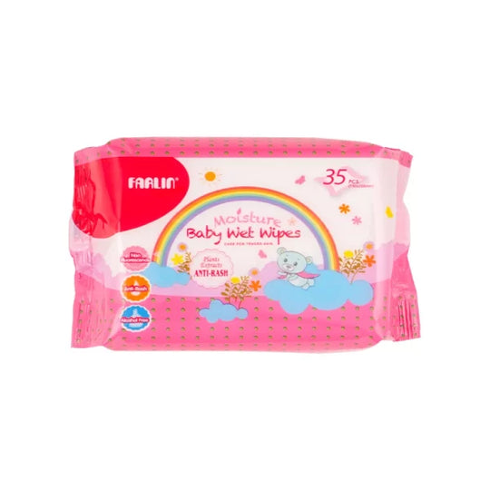 Farlin Baby Wipes 35 Pcs Bag (Anti Rash)