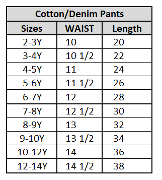 Girls Denim Viscose Pants - Dark Blue