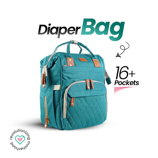 ORNAVO DIAPER BAG ROYAL GREEN