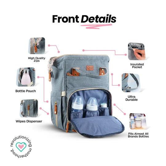 ORNAVO DIAPER BAG NAVY BLUE