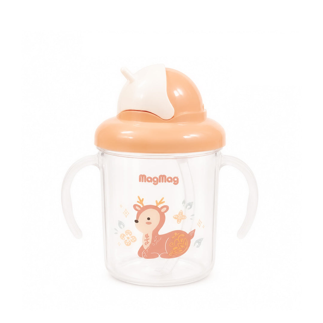 MAGMAG TRAINING STRAW CUP 180ML DEER