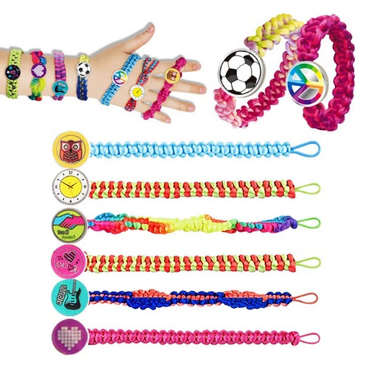 DIY Braiding Bracelet Set for Kids