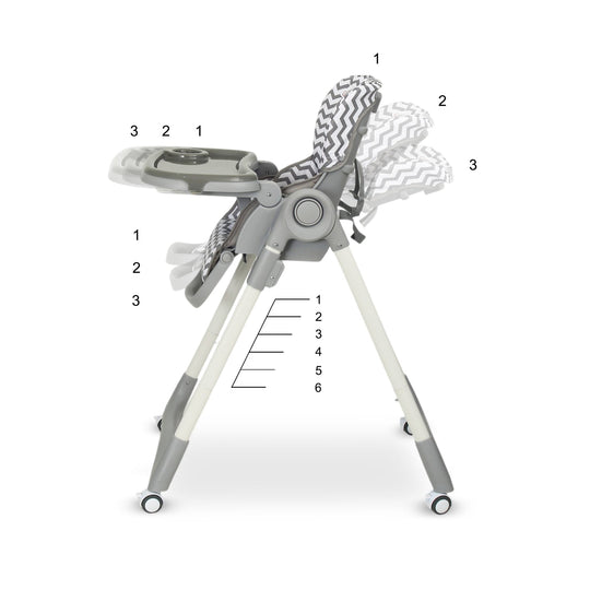 Tinnies Adjustable High Chair T024-B