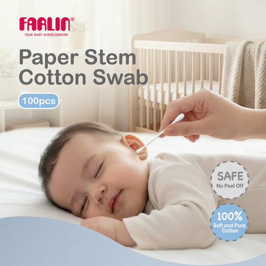 Farlin Paper Stem Cotton Swabs