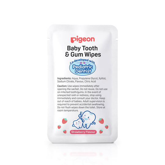 BABY TOOTH & GUM WIPES STRAWBERRY 20S