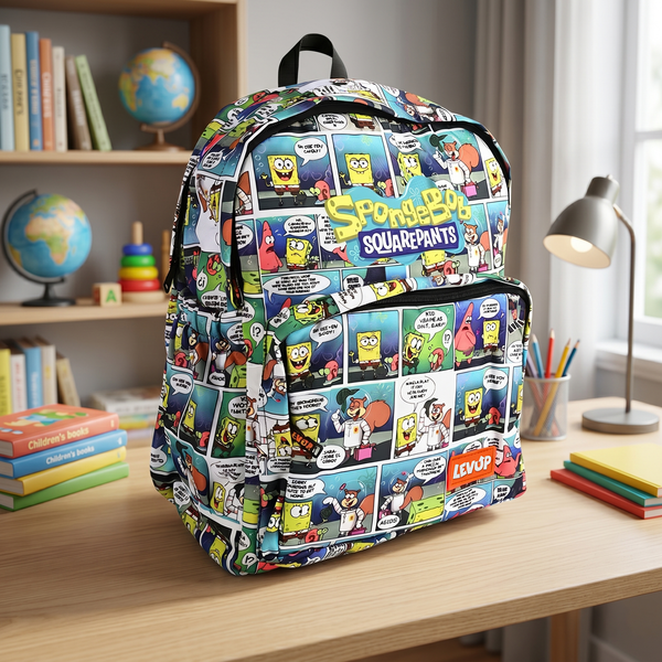 LEVUP 16" Comic Print Backpack | Grade 1–4