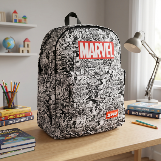 LEVUP 16" Comic Print Backpack | Grade 1–4