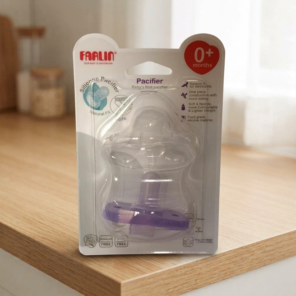 FARLIN NEWBRON SILICONE PACIFIER BA-10023 PURPLE