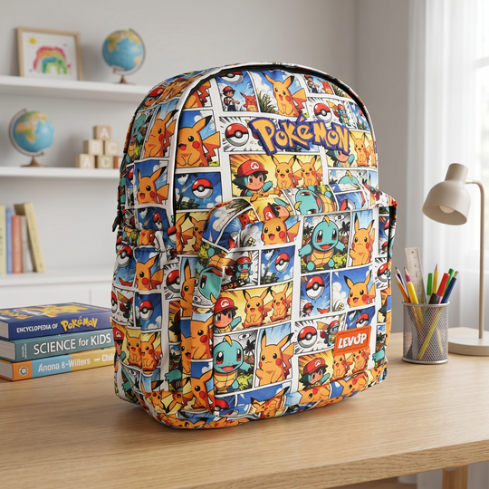 LEVUP 16" Comic Print Backpack | Grade 1–4