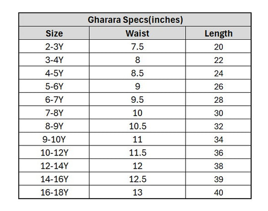 Girls Raw Silk 3Pcs Chaman - Cream