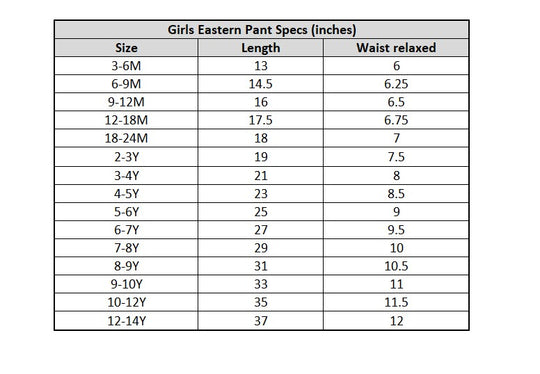 Girls Cotton Casual Pant Basic-White