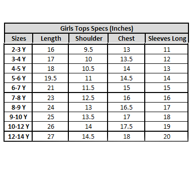 Girls Cotton Emb Top Fantasy - LT.Blue