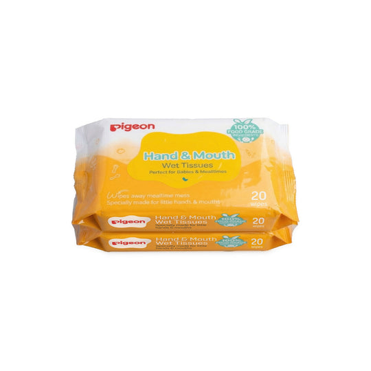 HAND & MOUTH WET TISSUES 20S 2IN1 REFILL