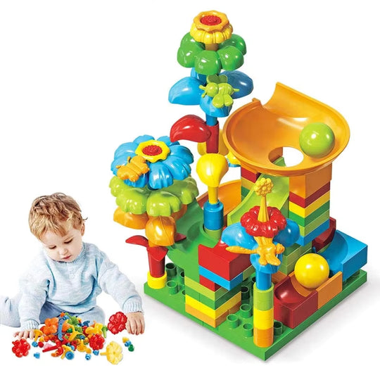 Kids Slideway Building Blocks (91pcs)