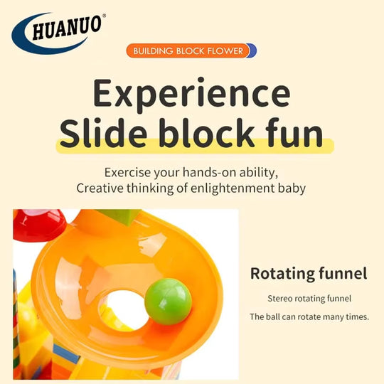 Kids Slideway Building Blocks (91pcs)