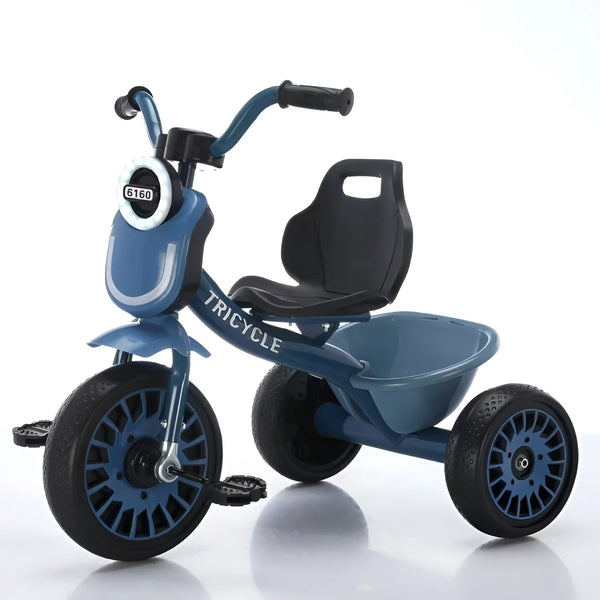 Kids' Tricycle with LED Headlight | KQ-01 Blue