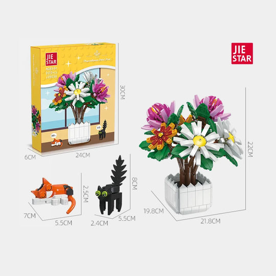 Chrysanthemum Building Blocks 900Pcs JJ9036