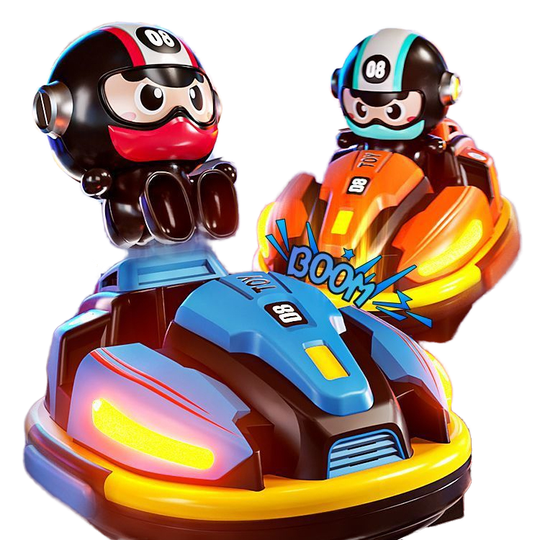 Remote Control Battle Bumper Cars + 2 Player Remote Control Set