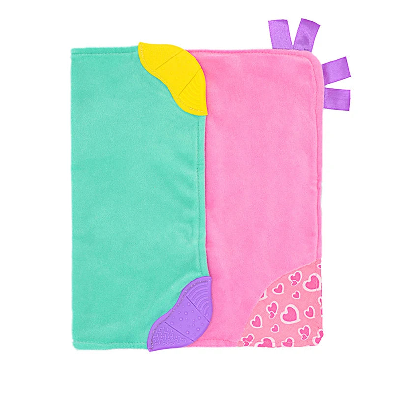Comforting Activity Blanket - Green/Pink