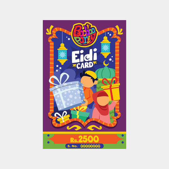 Bachaa Party Eidi Gift Card | Rs.2500