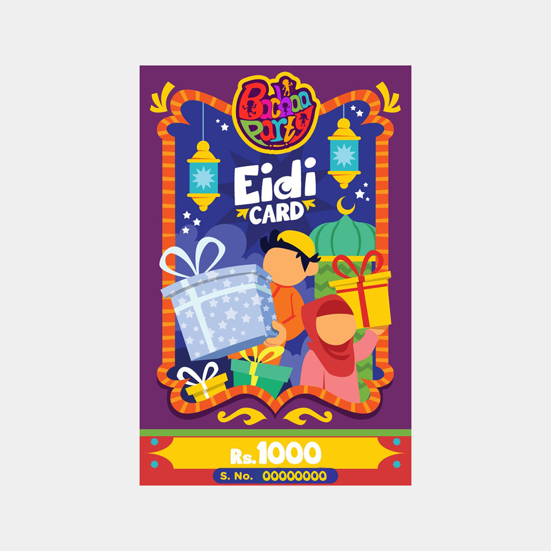 Bachaa Party Eidi Gift Card | Rs.1000