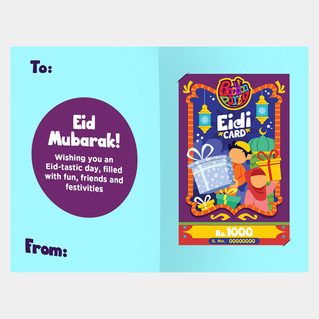 Bachaa Party Eidi Gift Card | Rs.1000