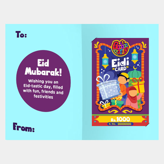 Bachaa Party Eidi Gift Card | Rs.1000