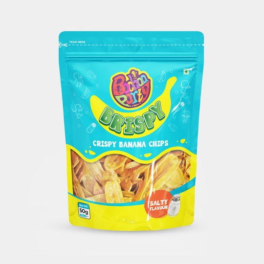 Brispy Banana Chips Salty 50g