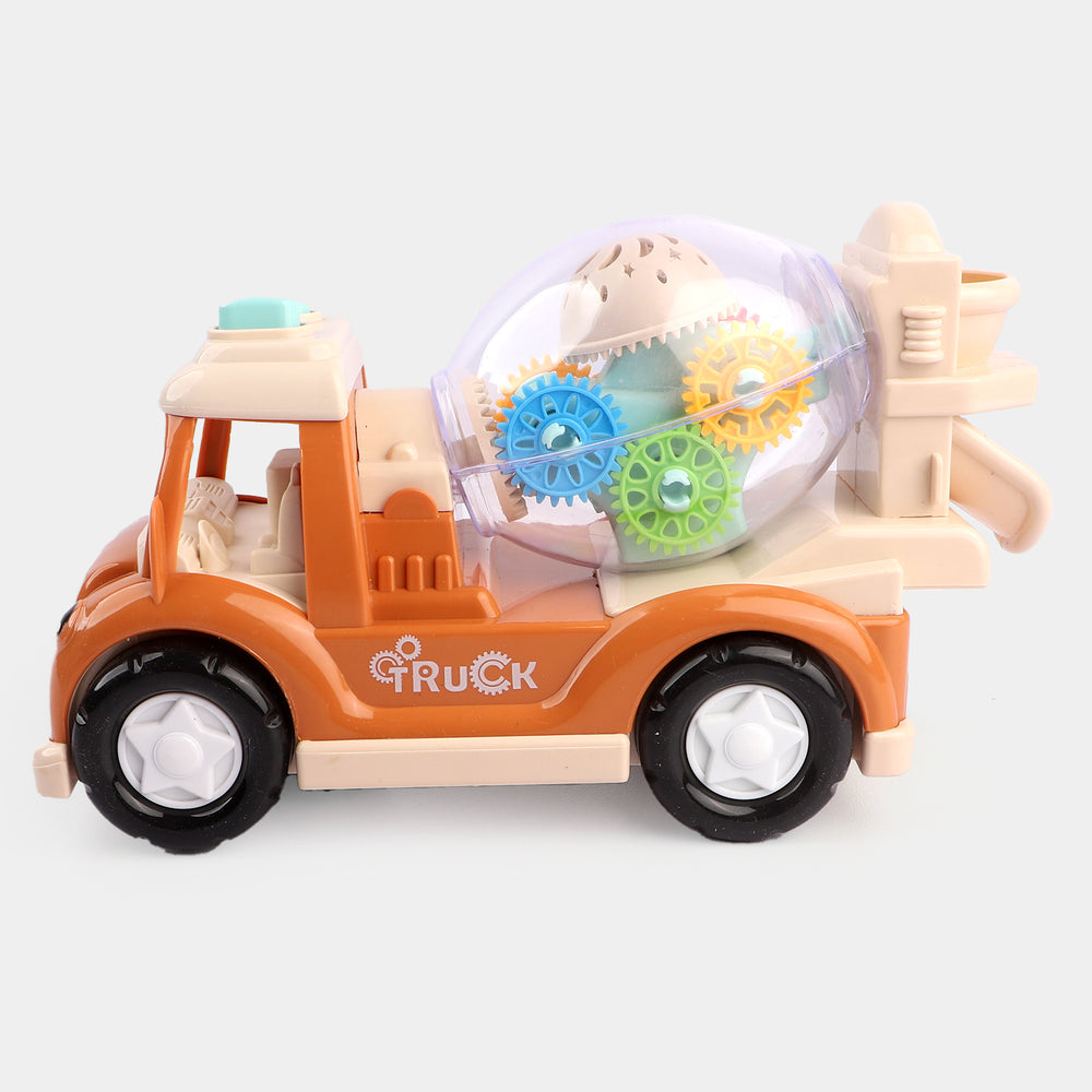 Light and Sound Funny Gear Truck Toy