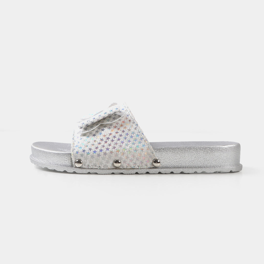 Girls Slipper CL-7 - SILVER